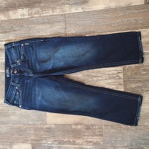 Silver Jean Capris